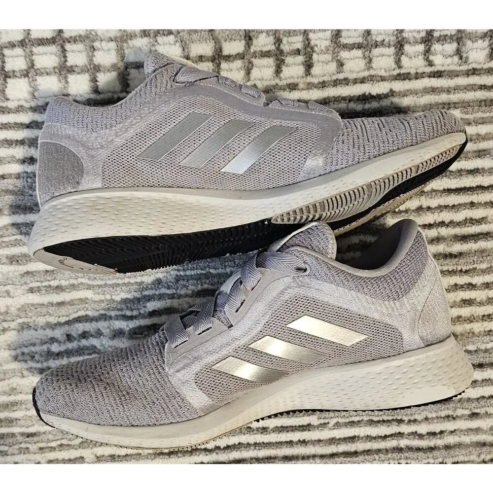 Adidas Edge Lux 4 Bounce Grey Silver Women's Size 8.5 Running Shoes FW9260
